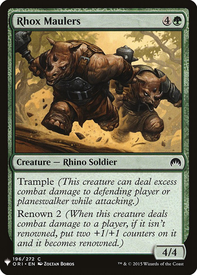 Rhox Maulers [Mystery Booster] | Game Master's Emporium (The New GME)