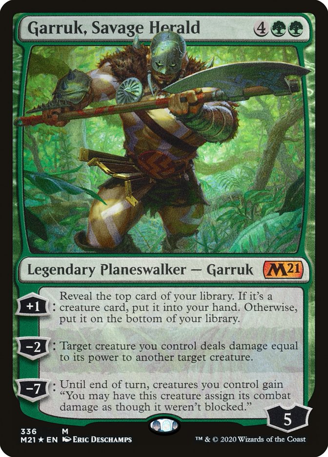 Garruk, Savage Herald [Core Set 2021] | Game Master's Emporium (The New GME)