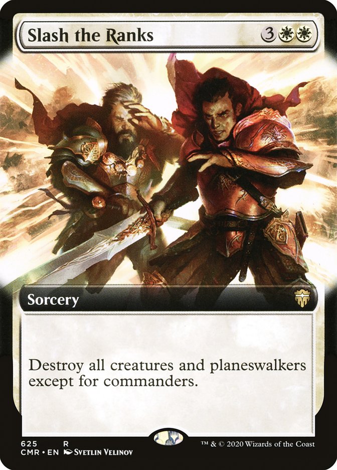 Slash the Ranks (Extended Art) [Commander Legends] | Game Master's Emporium (The New GME)
