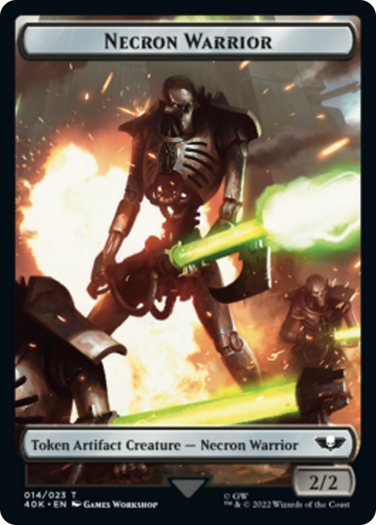 Necron Warrior // Insect Double-Sided Token [Warhammer 40,000 Tokens] | Game Master's Emporium (The New GME)