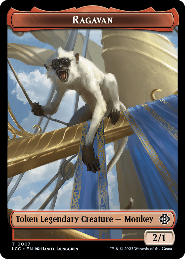 Ragavan // Treasure Double-Sided Token [The Lost Caverns of Ixalan Commander Tokens] | Game Master's Emporium (The New GME)