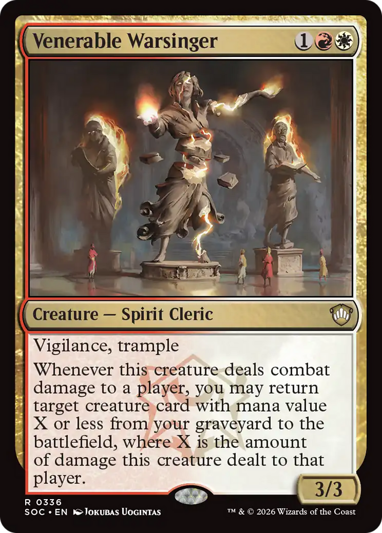 Venerable Warsinger [Secrets of Strixhaven Commander] | Game Master's Emporium (The New GME)