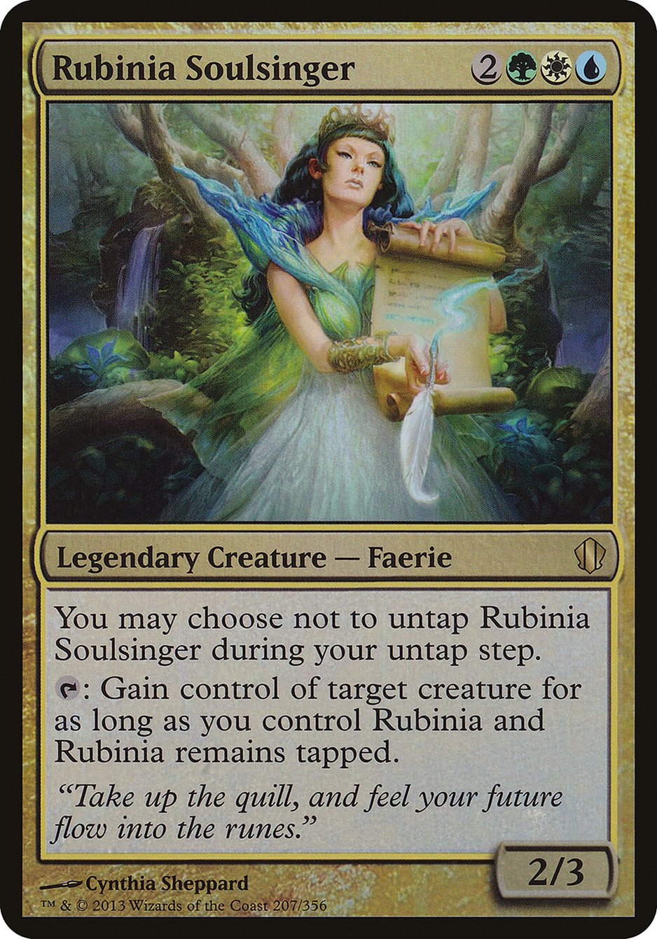 Rubinia Soulsinger (Oversized) [Commander 2013 Oversized] | Game Master's Emporium (The New GME)