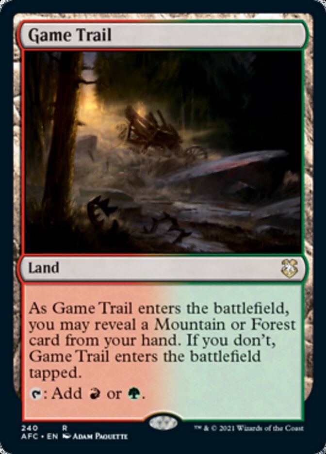 Game Trail [Dungeons & Dragons: Adventures in the Forgotten Realms Commander] | Game Master's Emporium (The New GME)