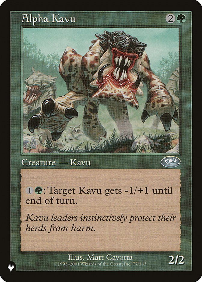 Alpha Kavu [The List] | Game Master's Emporium (The New GME)