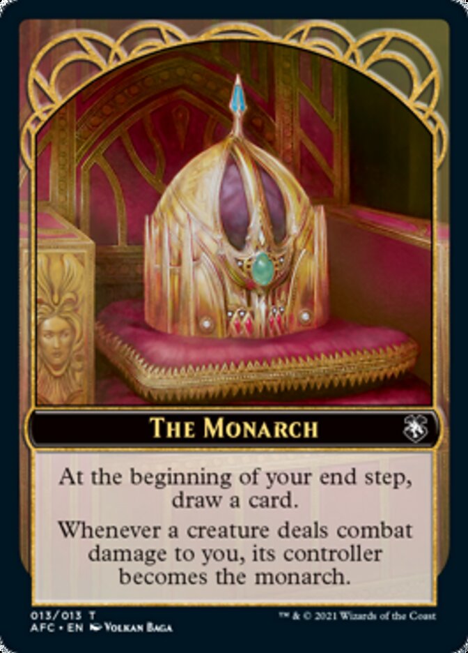Dragon Spirit // The Monarch Double-Sided Token [Dungeons & Dragons: Adventures in the Forgotten Realms Commander Tokens] | Game Master's Emporium (The New GME)