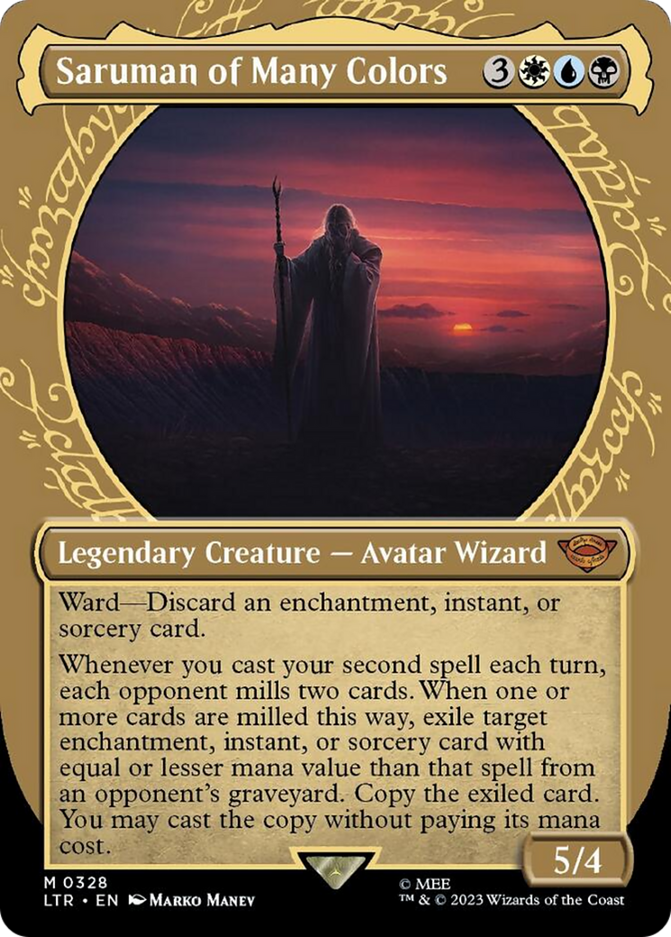 Saruman of Many Colors (Showcase Ring Frame) [The Lord of the Rings: Tales of Middle-Earth] | Game Master's Emporium (The New GME)