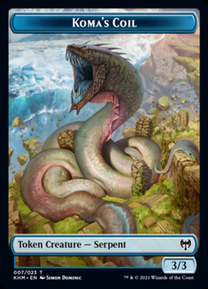 Koma's Coil Token [Kaldheim Tokens] | Game Master's Emporium (The New GME)