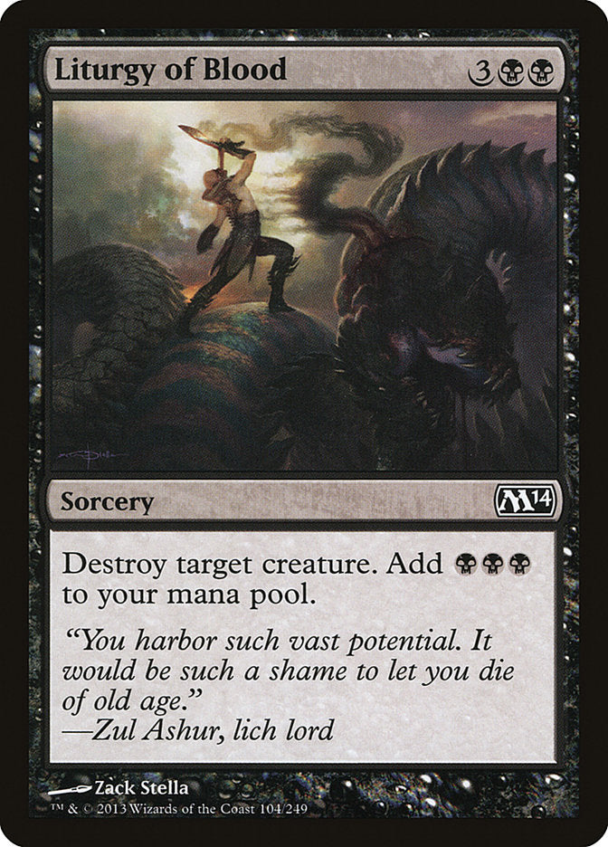 Liturgy of Blood [Magic 2014] | Game Master's Emporium (The New GME)