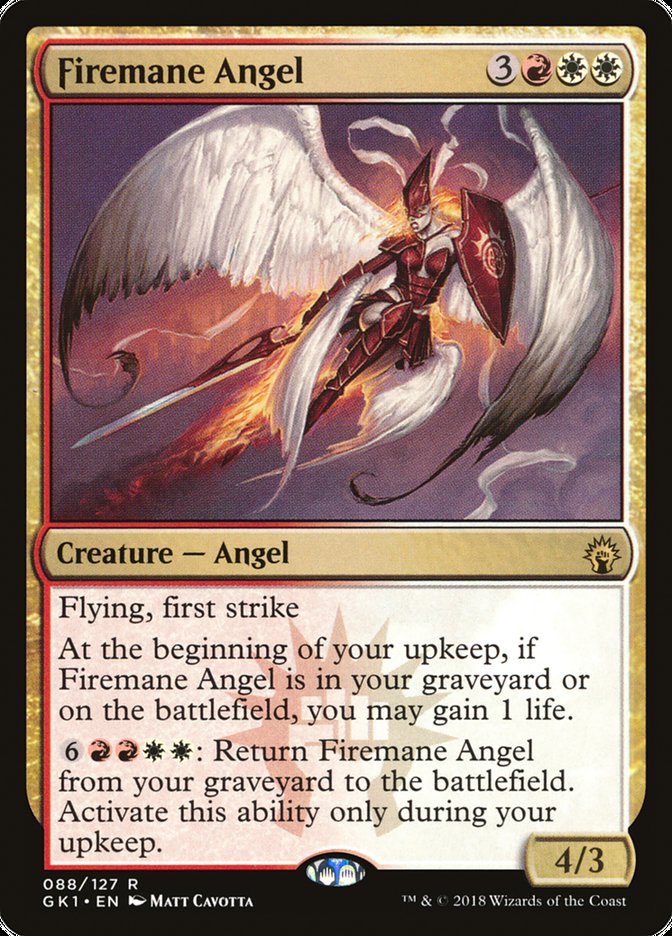 Firemane Angel [Guilds of Ravnica Guild Kit] | Game Master's Emporium (The New GME)