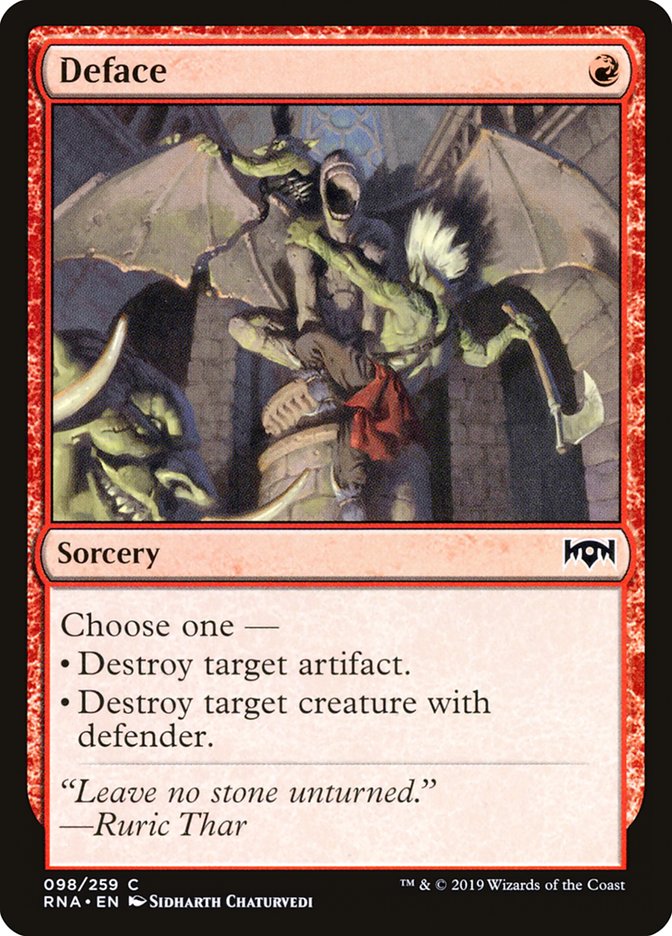 Deface [Ravnica Allegiance] | Game Master's Emporium (The New GME)