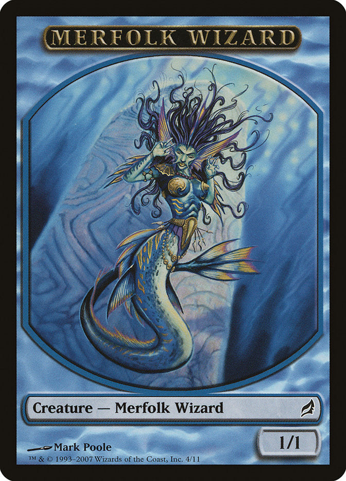 Merfolk Wizard Token [Lorwyn Tokens] | Game Master's Emporium (The New GME)