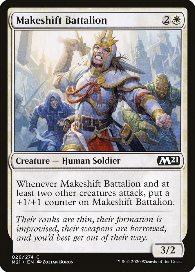 Makeshift Battalion [Core Set 2021] | Game Master's Emporium (The New GME)