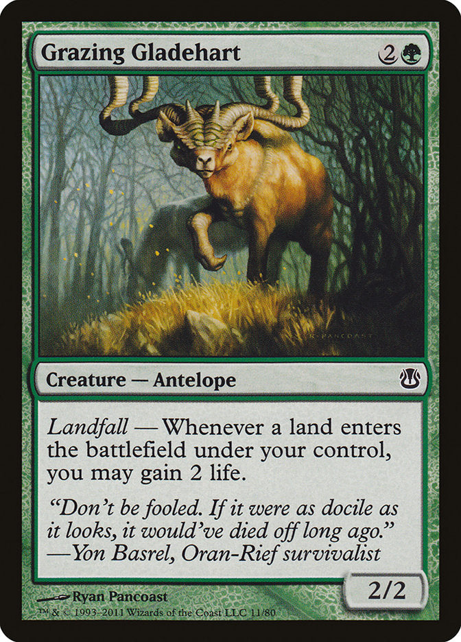 Grazing Gladehart [Duel Decks: Ajani vs. Nicol Bolas] | Game Master's Emporium (The New GME)