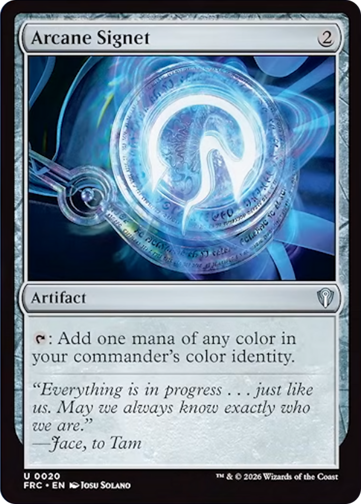 Arcane Signet [Reality Fracture Commander] | Game Master's Emporium (The New GME)