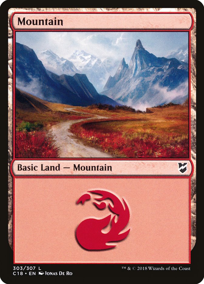 Mountain (303) [Commander 2018] | Game Master's Emporium (The New GME)