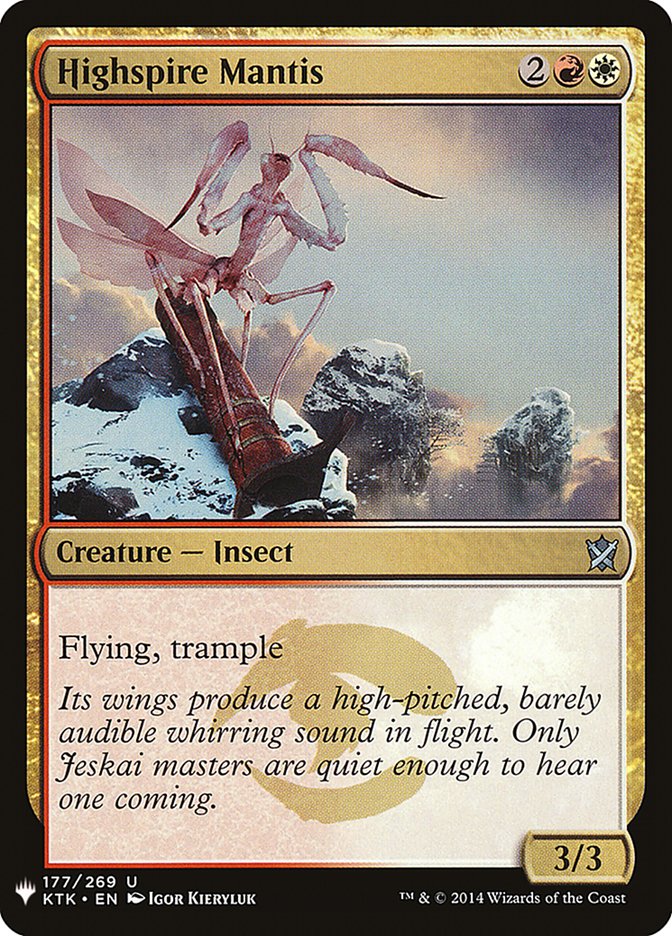 Highspire Mantis [Mystery Booster] | Game Master's Emporium (The New GME)