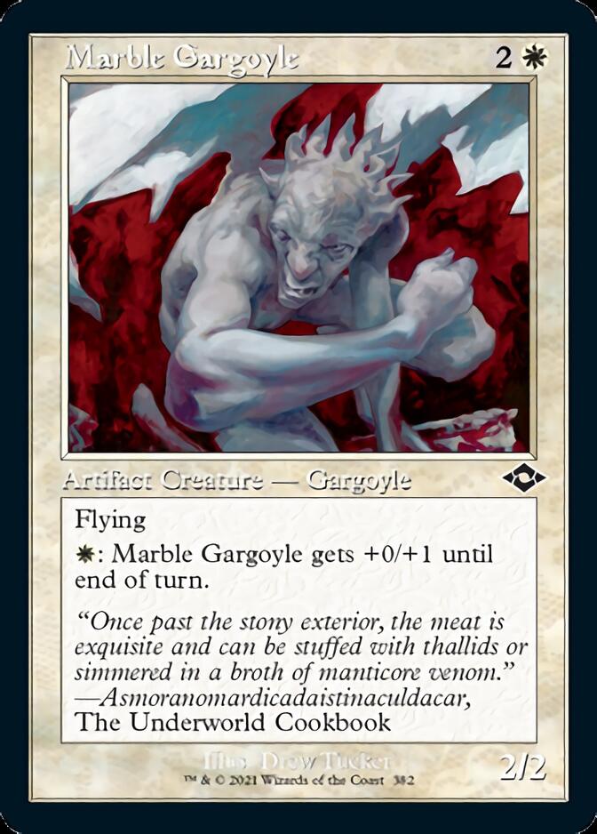 Marble Gargoyle (Retro Foil Etched) [Modern Horizons 2] | Game Master's Emporium (The New GME)
