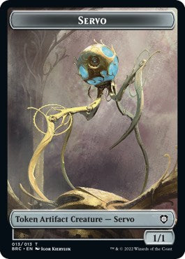 Myr // Servo Double-Sided Token [The Brothers' War Commander Tokens] | Game Master's Emporium (The New GME)