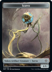 Myr // Servo Double-Sided Token [The Brothers' War Commander Tokens] | Game Master's Emporium (The New GME)