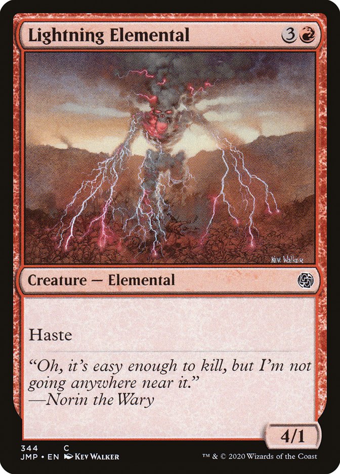 Lightning Elemental [Jumpstart] | Game Master's Emporium (The New GME)