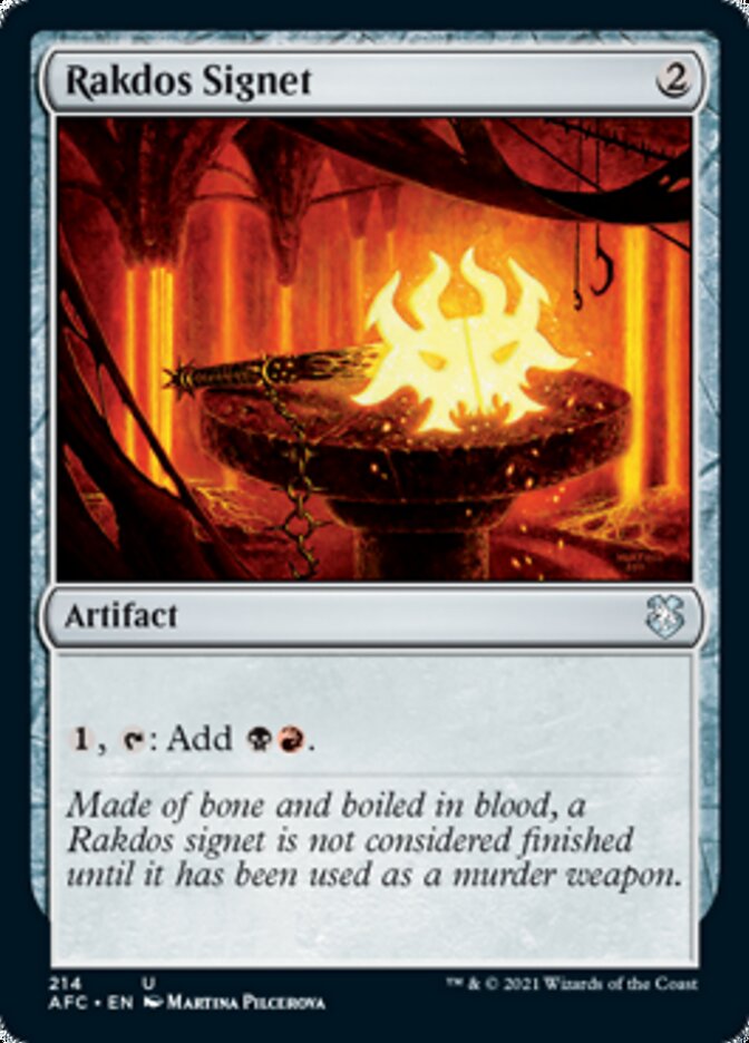 Rakdos Signet [Dungeons & Dragons: Adventures in the Forgotten Realms Commander] | Game Master's Emporium (The New GME)