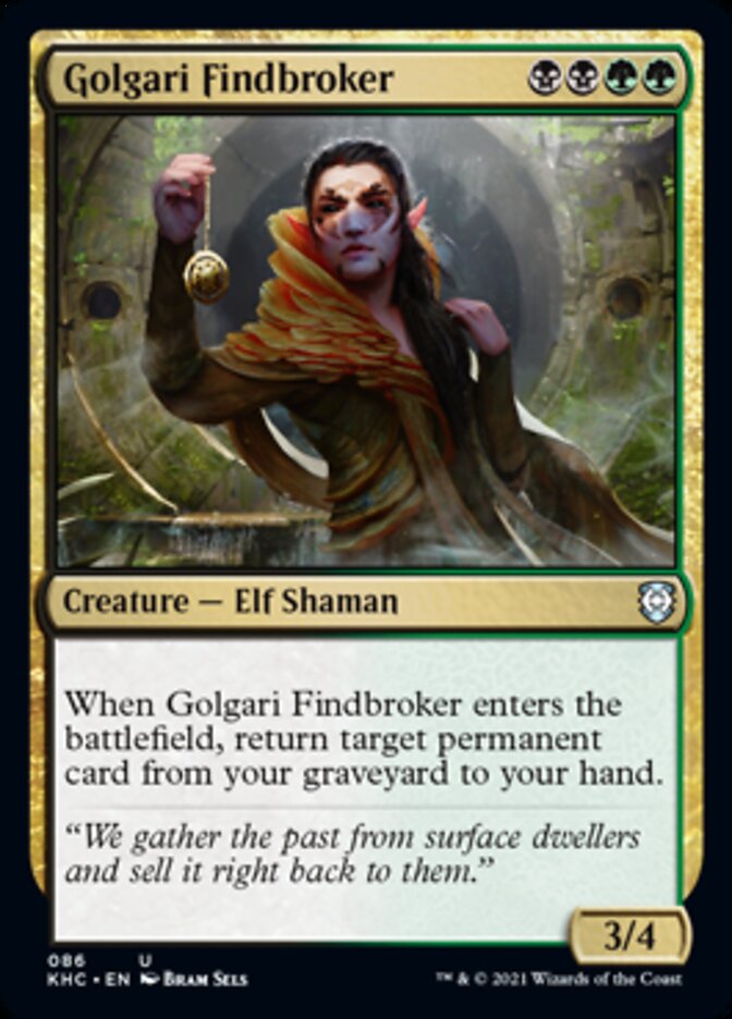Golgari Findbroker [Kaldheim Commander] | Game Master's Emporium (The New GME)