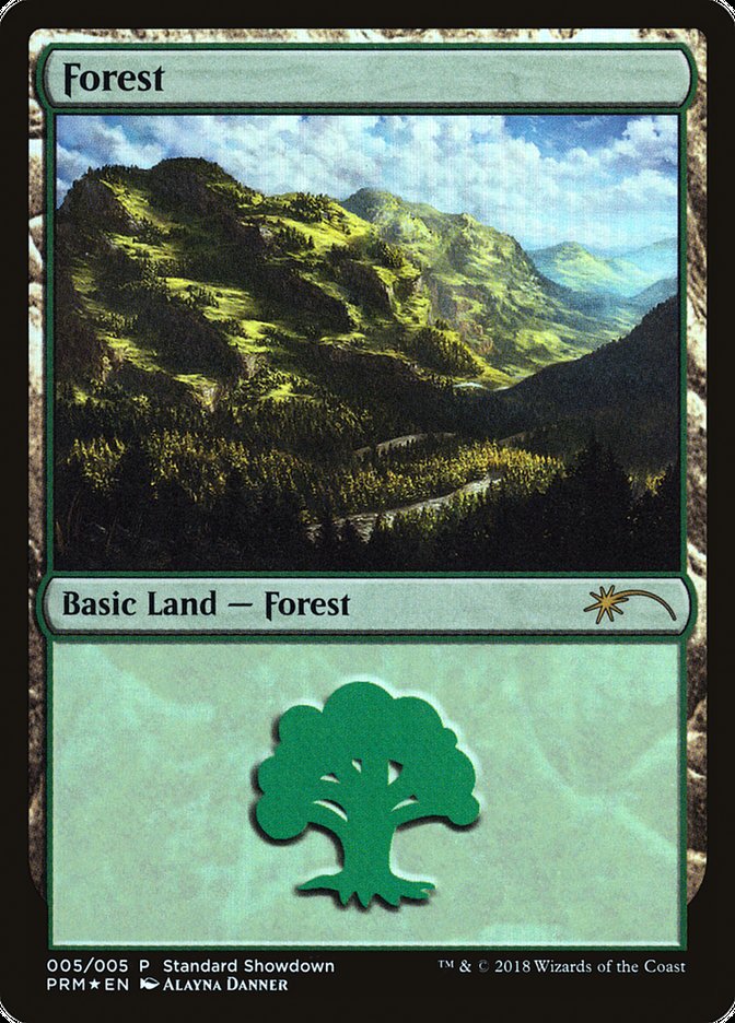 Forest (Alayna Danner) [Standard Showdown Promos] | Game Master's Emporium (The New GME)