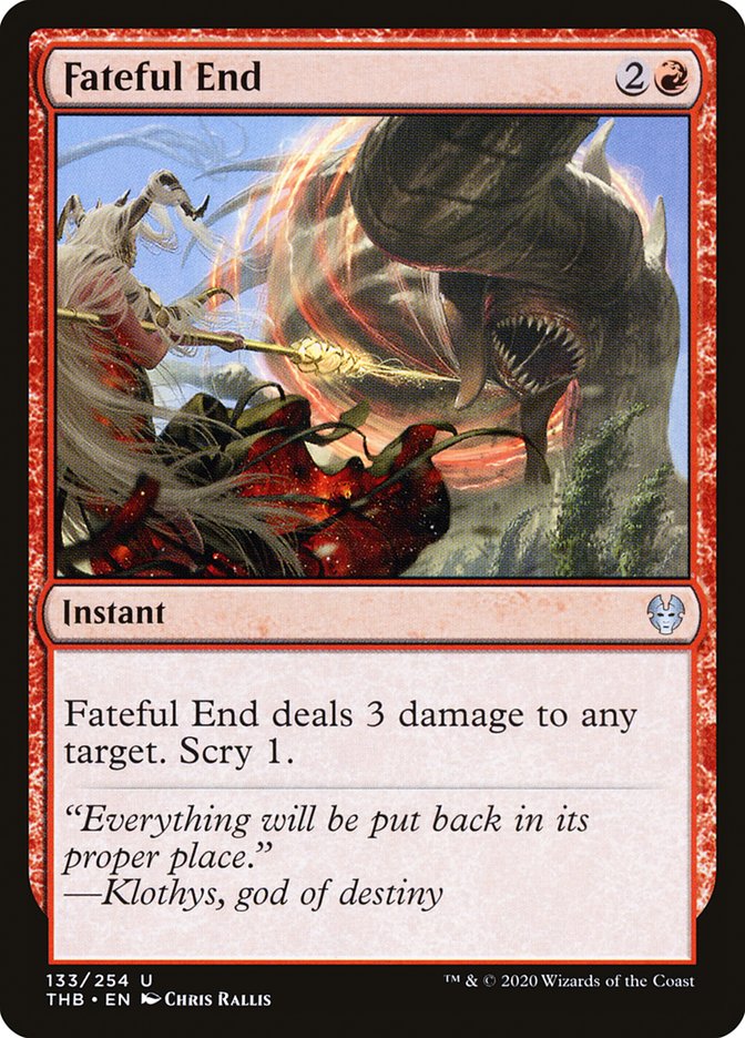 Fateful End [Theros Beyond Death] | Game Master's Emporium (The New GME)
