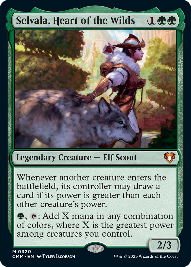 Selvala, Heart of the Wilds [Commander Masters] | Game Master's Emporium (The New GME)