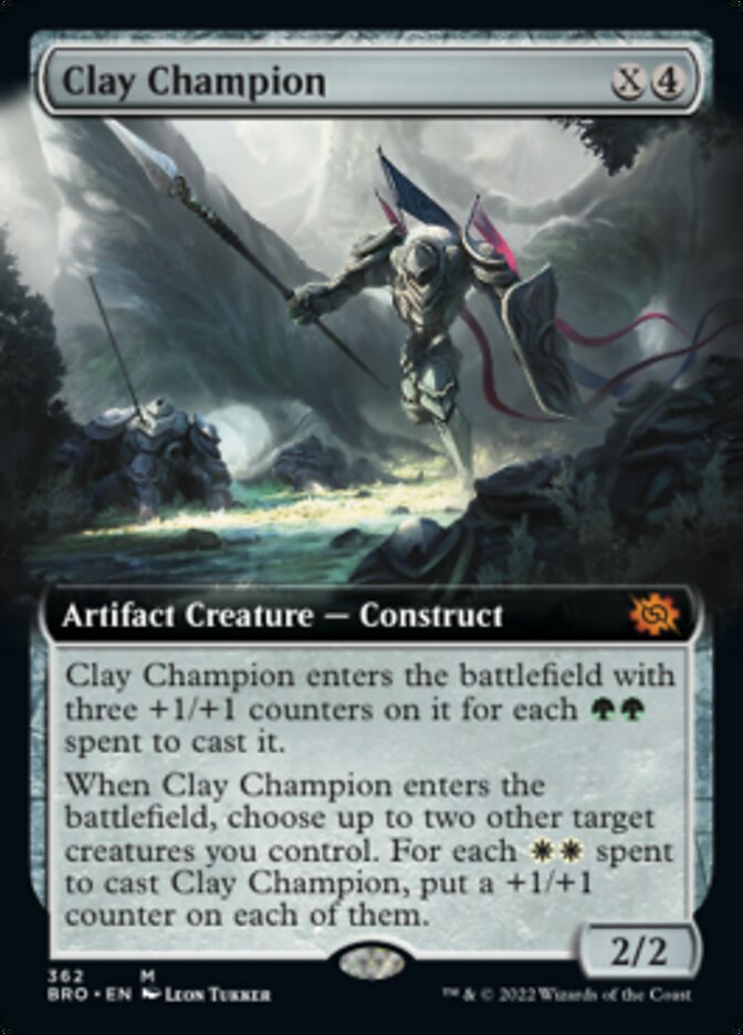 Clay Champion (Extended Art) [The Brothers' War] | Game Master's Emporium (The New GME)