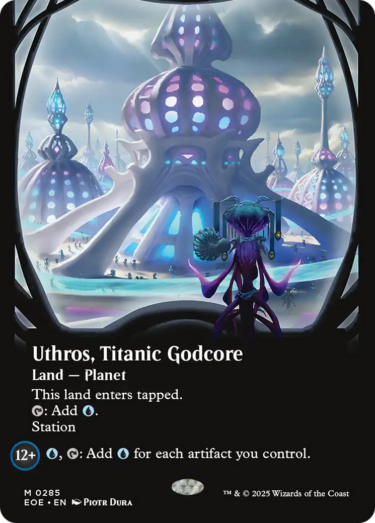 Uthros, Titanic Godcore (Borderless) [Edge of Eternities] | Game Master's Emporium (The New GME)