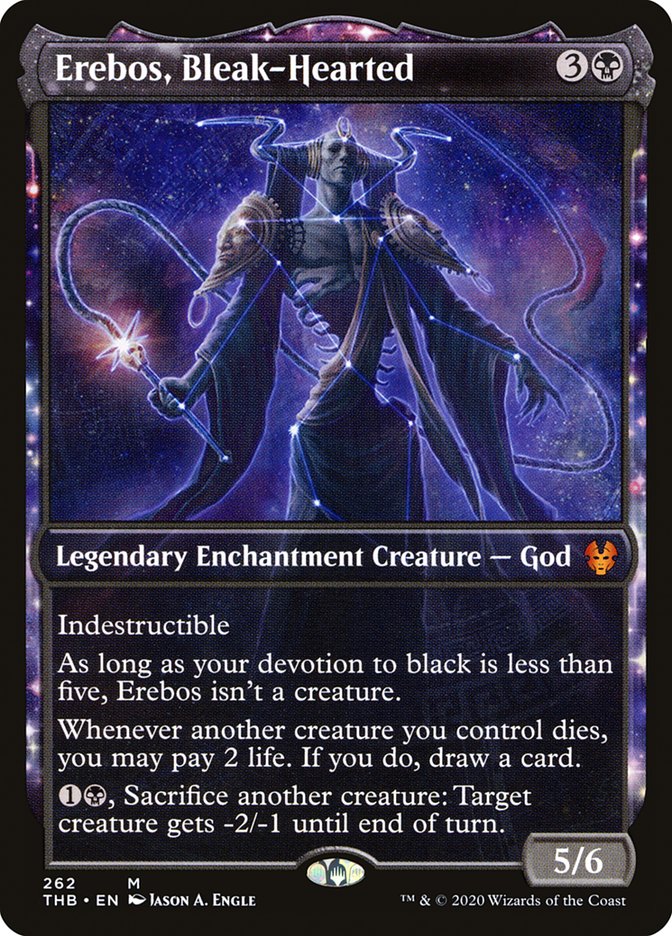 Erebos, Bleak-Hearted (Showcase) [Theros Beyond Death] | Game Master's Emporium (The New GME)