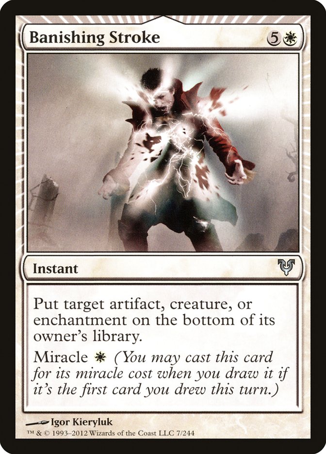 Banishing Stroke [Avacyn Restored] | Game Master's Emporium (The New GME)