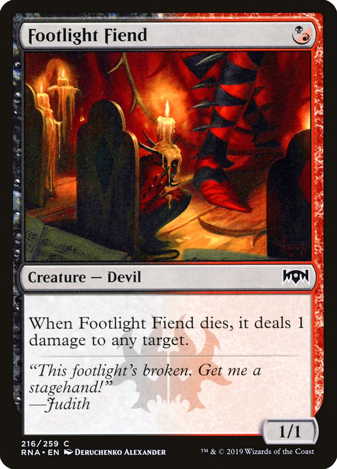 Footlight Fiend [Ravnica Allegiance] | Game Master's Emporium (The New GME)