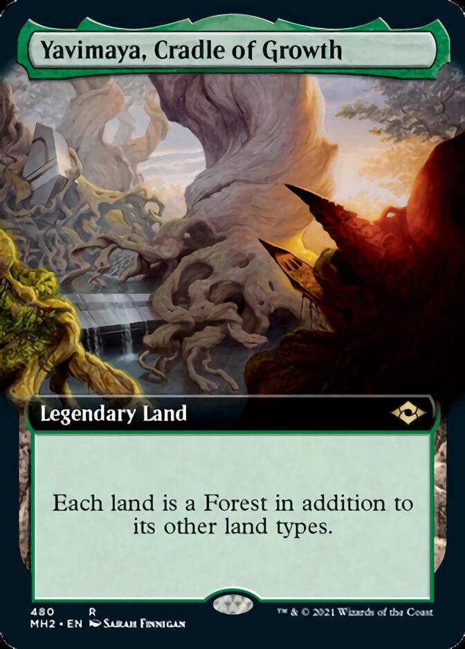 Yavimaya, Cradle of Growth (Extended Art) [Modern Horizons 2] | Game Master's Emporium (The New GME)
