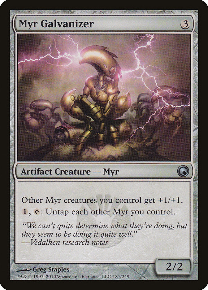 Myr Galvanizer [Scars of Mirrodin] | Game Master's Emporium (The New GME)