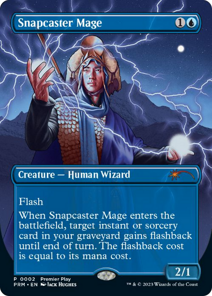 Snapcaster Mage (Borderless Alternate Art) [Regional Championship Qualifiers 2023] | Game Master's Emporium (The New GME)