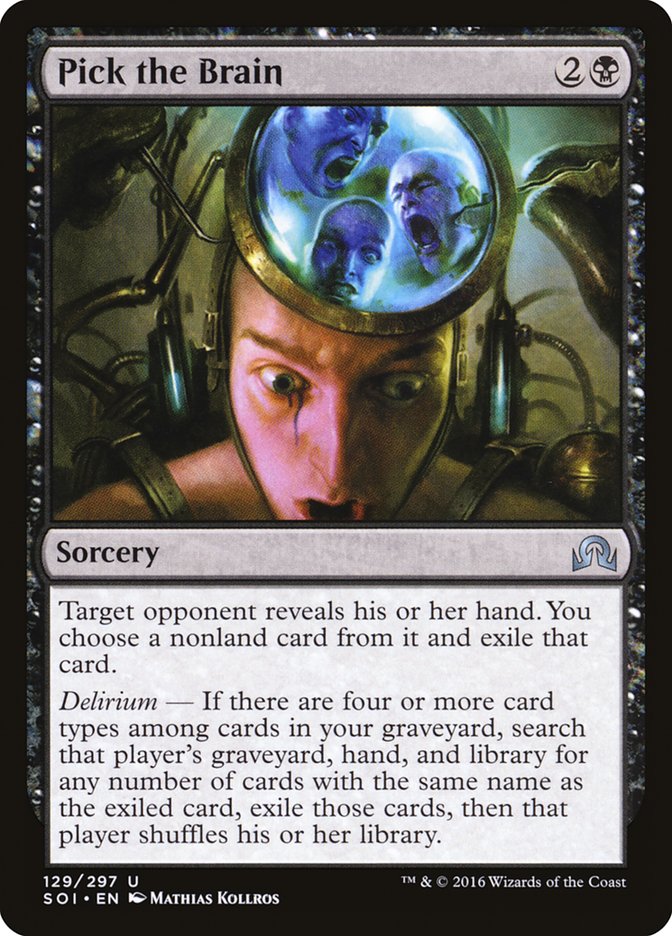 Pick the Brain [Shadows over Innistrad] | Game Master's Emporium (The New GME)