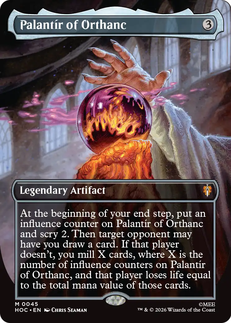 Palantir of Orthanc (Borderless) [The Hobbit: Eternal-Legal] | Game Master's Emporium (The New GME)