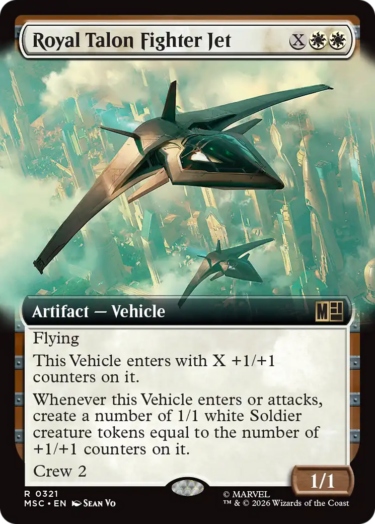 Royal Talon Fighter Jet (Extended Art) [Marvel Super Heroes Commander] | Game Master's Emporium (The New GME)