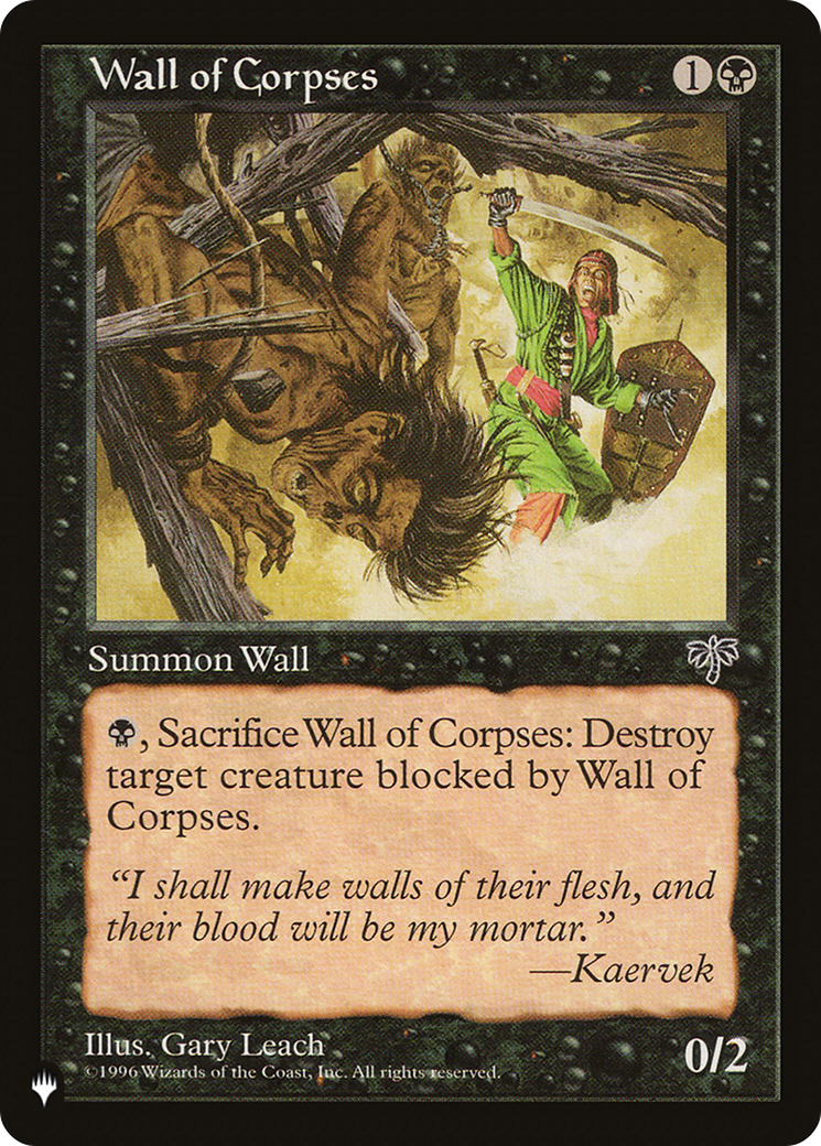 Wall of Corpses [The List] | Game Master's Emporium (The New GME)