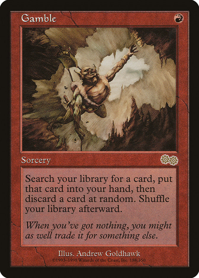 Gamble [Urza's Saga] | Game Master's Emporium (The New GME)
