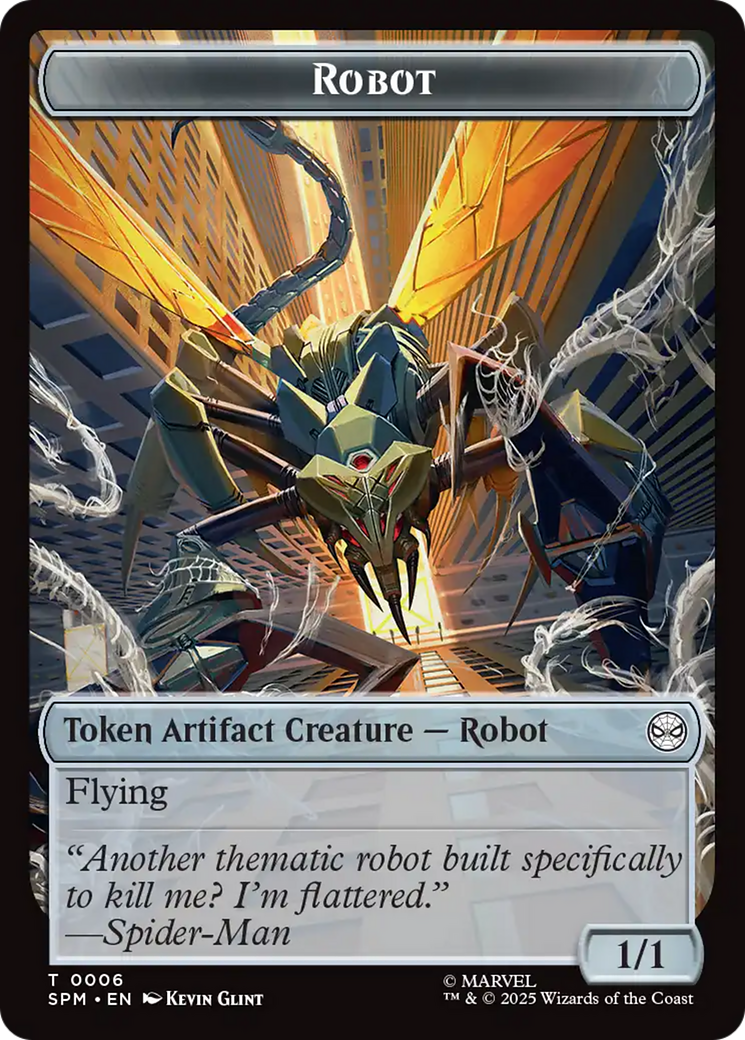 Food // Robot Double-Sided Token [Marvel's Spider-Man Tokens] | Game Master's Emporium (The New GME)