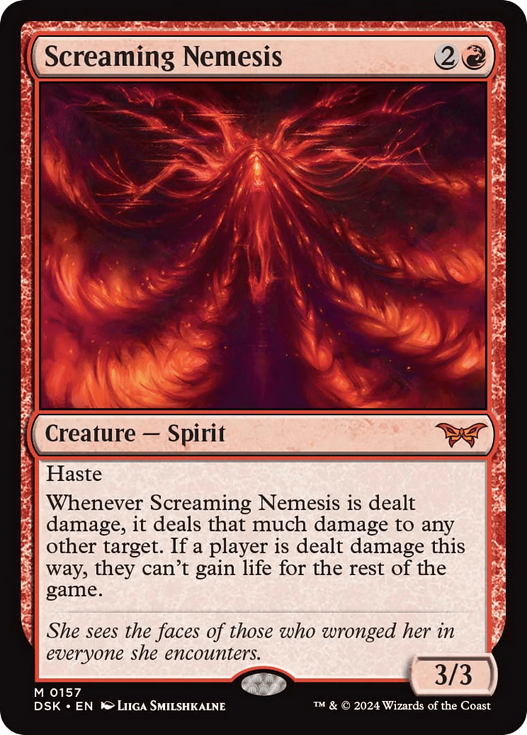 Screaming Nemesis [Duskmourn: House of Horror] | Game Master's Emporium (The New GME)
