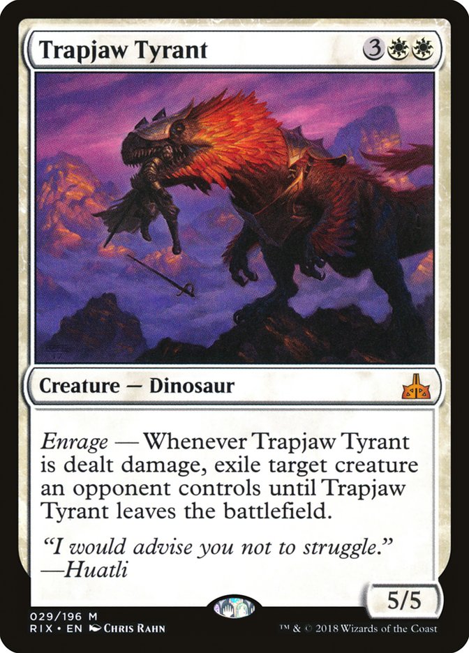 Trapjaw Tyrant [Rivals of Ixalan] | Game Master's Emporium (The New GME)