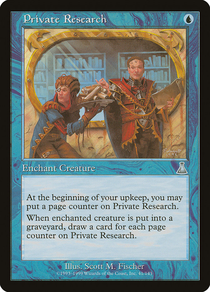Private Research [Urza's Destiny] | Game Master's Emporium (The New GME)