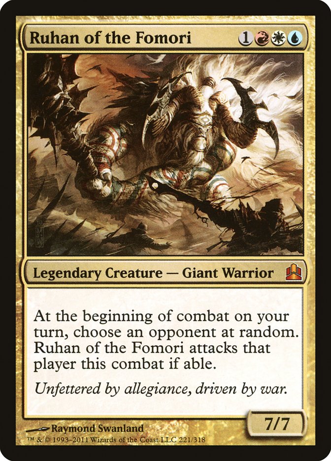 Ruhan of the Fomori [Commander 2011] | Game Master's Emporium (The New GME)