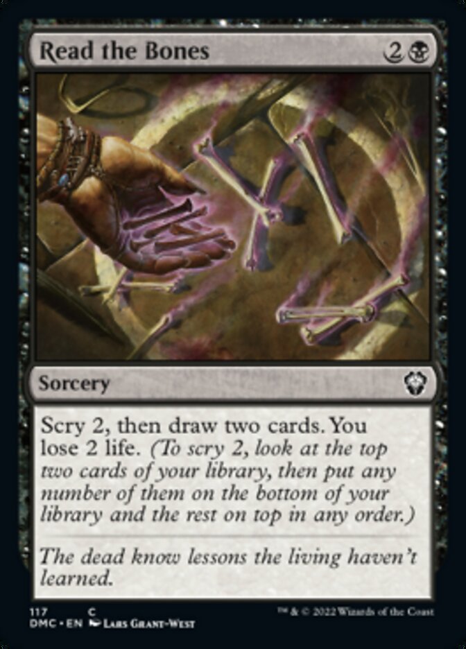 Read the Bones [Dominaria United Commander] | Game Master's Emporium (The New GME)