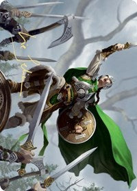 Maja, Bretagard Protector Art Card (Gold-Stamped Signature) [Kaldheim Art Series] | Game Master's Emporium (The New GME)